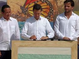 México se une a los países que cumplen la meta de Aichi, con 23 por ciento de las zonas marítimas protegidas. TWITTER / @PresidenciaMX