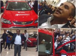 #LadyWuu recibió las llaves de un auto Sonic 2017. FACEBOOK / Chevrolet Flosol