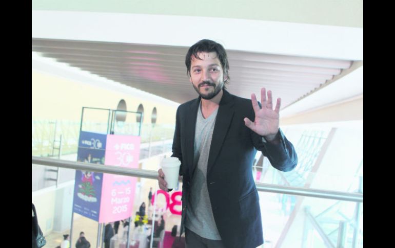 Diego Luna. El actor reconoce que ahora tiene que lidiar con la gran fama que proporciona Star Wars. EL INFORMADOR /