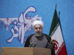 El presidente iraní Hassan Rohani prometió una ''reacción muy dura'' por parte de su país. AP /