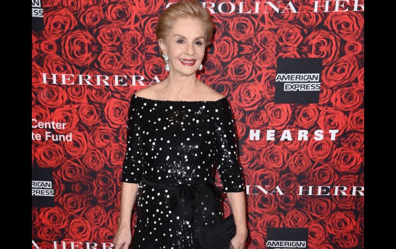 Herrera fue reconocida por sus 35 años en la moda por el Consejo de Liderazgo de Mujeres en el Lincoln Center. AFP / N. Hunt