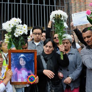 Realizan primer funeral de niña colombiana asesinada