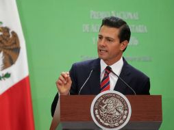 'El premio reconoce nuestro compromiso de poner a disposición de la ciudadanía información de obra pública', asegura Peña. NTX / Presidencia