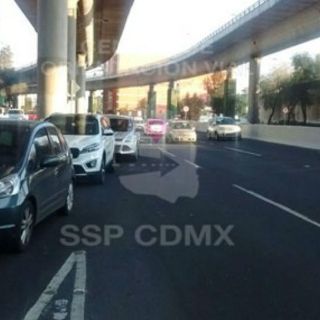 Mueren dos al caer de segundo piso del Periférico en la capital