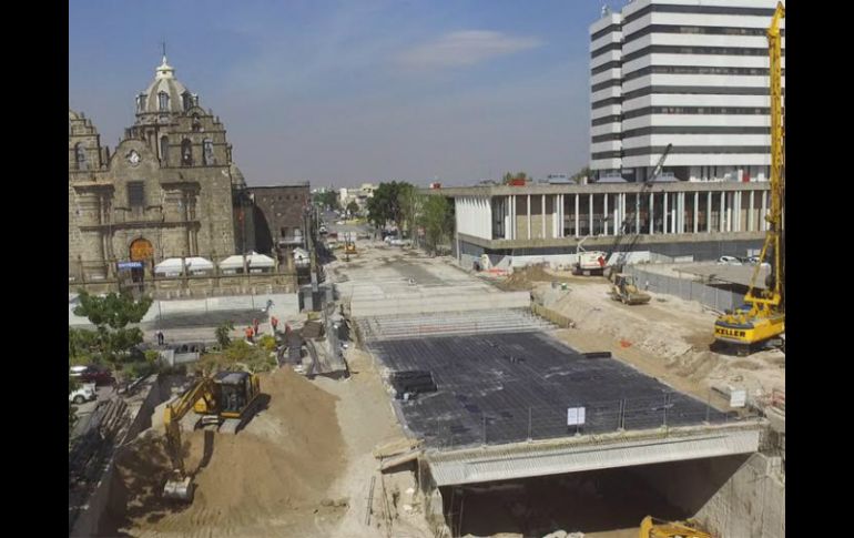 En la zona se construye la estación La Normal de la Línea 3. ESPECIAL / Siteur