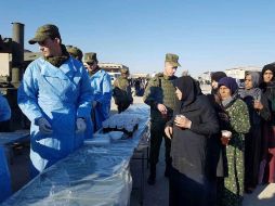 Las autoridades médicas en el lugar emitieron una sensible súplica por que se llegue a una tregua. EFE / Stringer