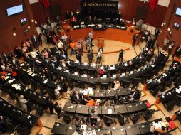La minuta podría avalarse la semana próxima en el pleno de la Cámara Alta. SUN / ARCHIVO