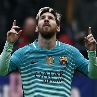 Messi anota 'doblete' en goleada del Barcelona