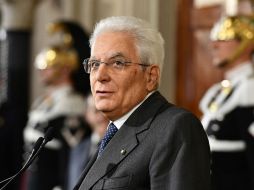 Mattarella pretende que Italia esté representada por el nuevo primer ministro en la cumbre de la Unión Europea. AFP / V. Pinto