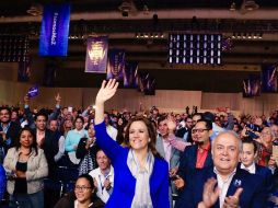 La panista resaltó el que las Fuerzas Armadas se juegan la vida por la seguridad de la nación. TWITTER / @Mzavalagc