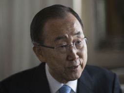 El secretario general de la ONU, Ban Ki-moon, aseguró ayer que el respeto por los derechos humanos 'beneficia a todos'. AP / M. Elshamy