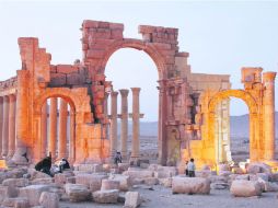 Los yihadistas destruyeron la mayor parte de este sitio patrimonial cuando llegaron por primera vez en 2015. EFE / ARCHIVO