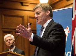 English reemplazará el puesto de John Key, quien renunció inesperadamente a su cargo la semana pasada. AFP / M. Melville