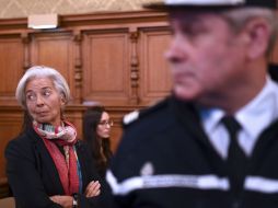 A Lagarde se le acusa de haber cometido negligencia en un arbitraje privado cuando era ministra francesa de economía. AFP / M. Bureau