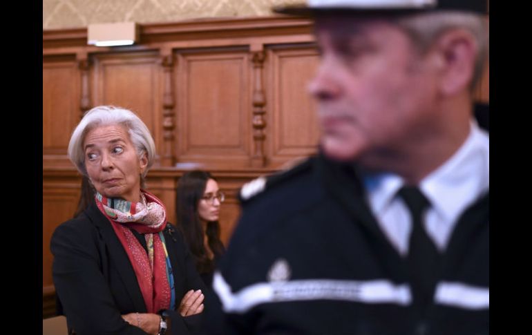 A Lagarde se le acusa de haber cometido negligencia en un arbitraje privado cuando era ministra francesa de economía. AFP / M. Bureau