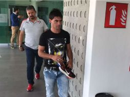 El delantero realizó pruebas médicas en la clínica de Rafael Márquez y Luis Fosatti, kinesiólogo del Atlas. EL INFORMADOR / J. Robles