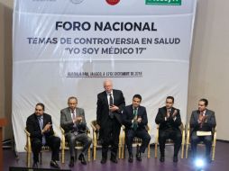 El titular de la Ssa asistió a la inauguración del foro nacional  'Temas de Controversia en Salud Yo soy Médico 17', en el Palcco. EL INFORMADOR / G. Gallo
