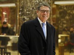 Perry mantuvo este lunes un encuentro de unos 90 minutos con el presidente electo en la Torre Trump de Nueva York. AP / K. Willens