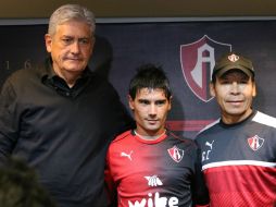 ''La verdad estoy muy contento con el 'Profe' y con la directiva del Atlas, vengo a aportar'', sentenció el atacante. TWITTER / @atlasfc