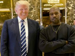 'Sólo amigos', afirmó Trump cuando fue consultado sobre la razón de la visita. AP / S. Wenig