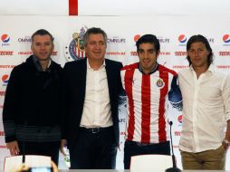 ''Quiero agradecer a Jorge Vergara, José Luis Higuera, Matías Almeyda por darme esta oportunidad'', indicó el jugador. MEXSPORT /
