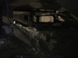El pasado jueves, Protección Civil informó que no había heridos por el derrumbe en la obra. ESPECIAL / Protección Civil