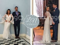 A la ceremonia acudieron sólo familiares y amigos más cercanos de la pareja. TWITTER / @LAURAGII