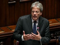 Gentiloni pidió ayer la colaboración del Parlamento para sacar adelante una nueva ley electoral. EFE / A. Di Meo