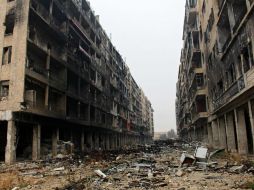 Vista general de una calle destruida de Alepo. EFE / STRINGER