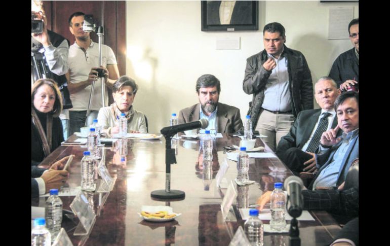 El priista Hugo René Ruiz Esparza dijo que no tenían por qué dar explicaciones sobre la falta de consenso para designar nuevo auditor. ESPECIAL /