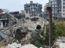 Las hostilidades se reanudaron después de que se suspendiera la evacuación de combatientes opositores y civiles. AFP / G. Ourfalian