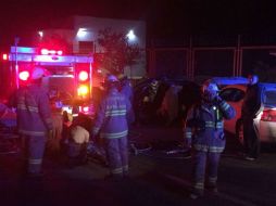 Ambos automovilistas resultaron lesionados y fueron trasladados, en estado regular, al puesto de soccorro. ESPECIAL / UEPCBJ