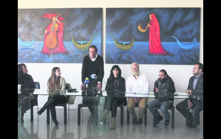 Anuncio. Los directivos en el anuncio de las actividades. EL INFORMADOR / M. Vargas