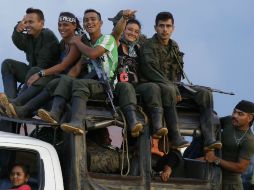 Al menos ocho mil insurgentes se están movilizando a zonas de concentración para entregar las armas a una misión de la ONU. AP / ARCHIVO