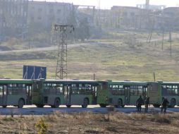 Las partes en conflicto alcanzaron un acuerdo para un alto el fuego en la localidad y evacuar a los insurgentes. EFE /