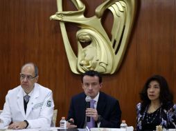 Arriola destacó que 20 mil usuarios bajaron la app para agendar citas médicas en las unidades, lo cual aminora costos y tiempo. SUN / J. C. Reyes