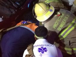 Fue necesario utilizar equipo hidráulico para liberar al conductor. ESPECIAL / ARCHIVO