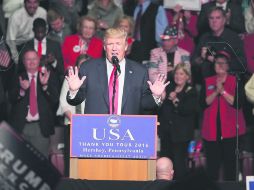 El Sr. Trump ha devorado por completo al Dr. Donald queda por ver a quién elige como secretario de Estado. AFP / ESPECIAL