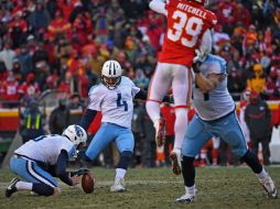 Succop jugó la primera parte de su carrera con Kansas City. AFP / P. Aiken