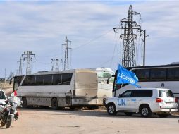 Estas operaciones de evacuación han sido posibles gracias al acuerdo alcanzado entre Turquía, Irán y Rusia. AFP / G. Ourfalian