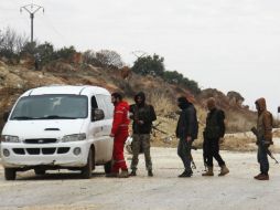 El Ejército turco está prestando asistencia, incluido apoyo aéreo y de artillería, al Ejército Libre Sirio. AFP / O. Haj Kadour