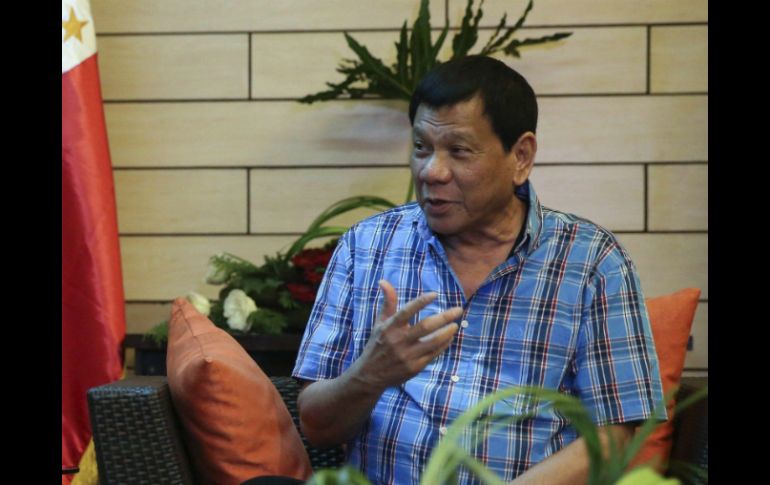 ''Antes existía la pena de muerte, pero no pasaba nada'', dijo Duterte. ''Dénmela y la aplicaré cada día''. EFE / ARCHIVO