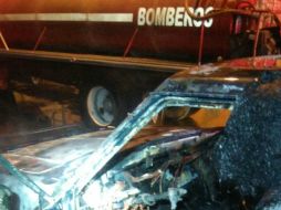 El vehículo fue declarado como pérdida total. ESPECIAL /