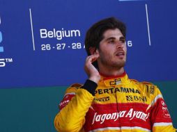 Giovinazzi, de 23 años, es subcamepón de la GP2 y acompañará a Vettel y Raikkonen en el equipo. TWITTER / @anto_giovinazzi