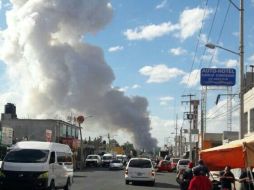 Cerca de las 14:40 bomberos de la zona solicitaron el apoyo de ambulancias por una fuerte explosión. TWITTER / @Iberomed