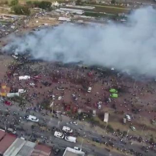 Atienden a heridos por explosión de pirotecnia en Tultepec, Edomex