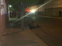 La policía municipal refiere que el hombre tenía 40 años, aproximadamente. ESPECIAL /