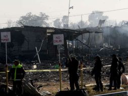 Suman 32 muertos y 50 heridos por la explosión. SUN / F. Ramírez