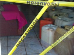 El hallazgo es gracias a la declaración de un presunto comprador del combustible al que se le encontró un arma. ESPECIAL / Policía de Guadalajara