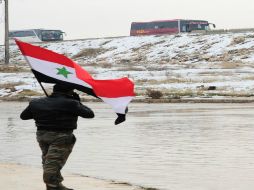 ''El estado mayor anuncia el retorno de la seguridad en Alepo tras su liberación del terrorismo'', dicen en comunicado. AFP / O. Haj Kadour